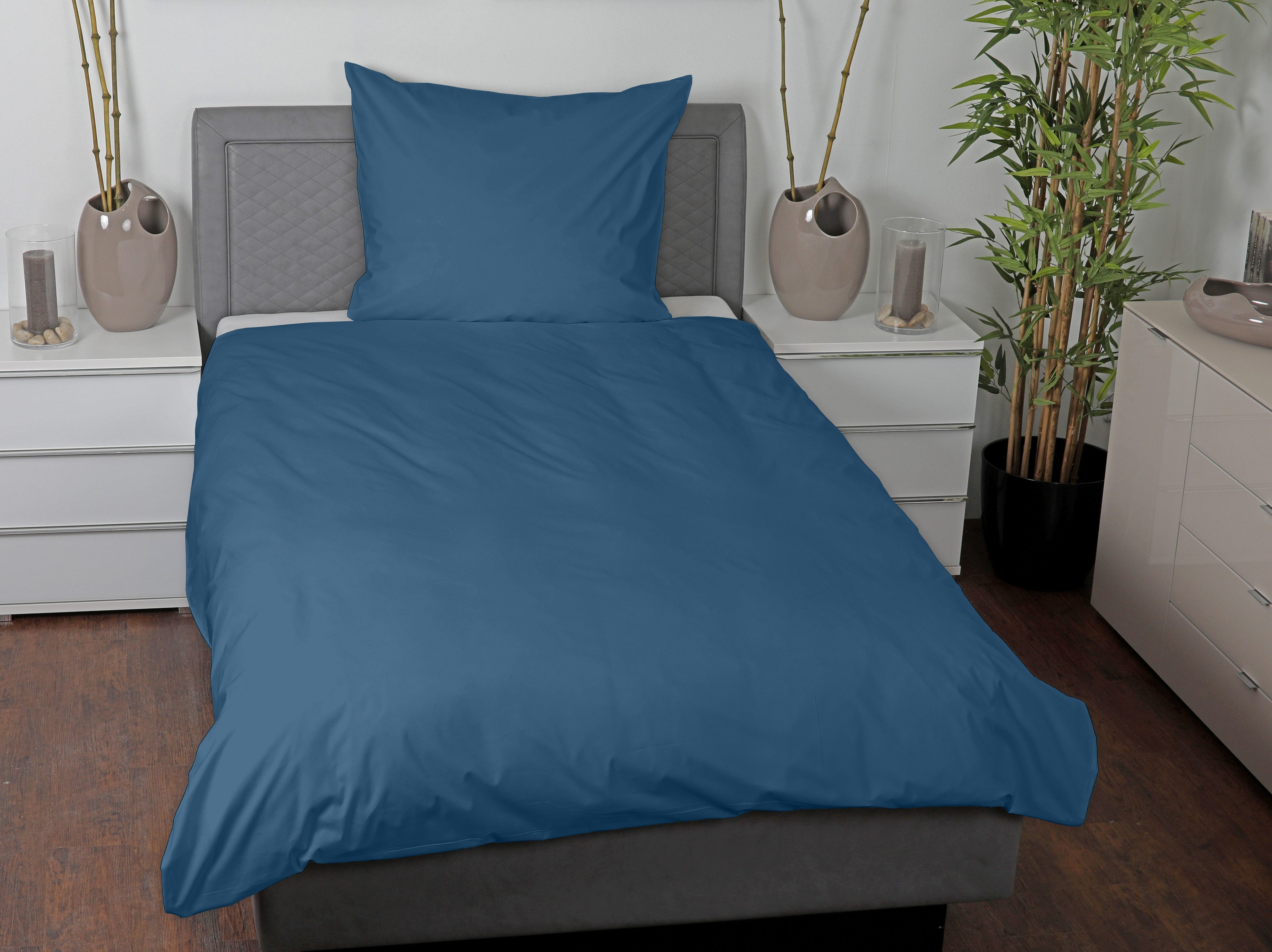 CASATEX Bettwäsche "Uni" 3 Stk. tlg. Uni Design, Reißverschluss, tolle Farb günstig online kaufen