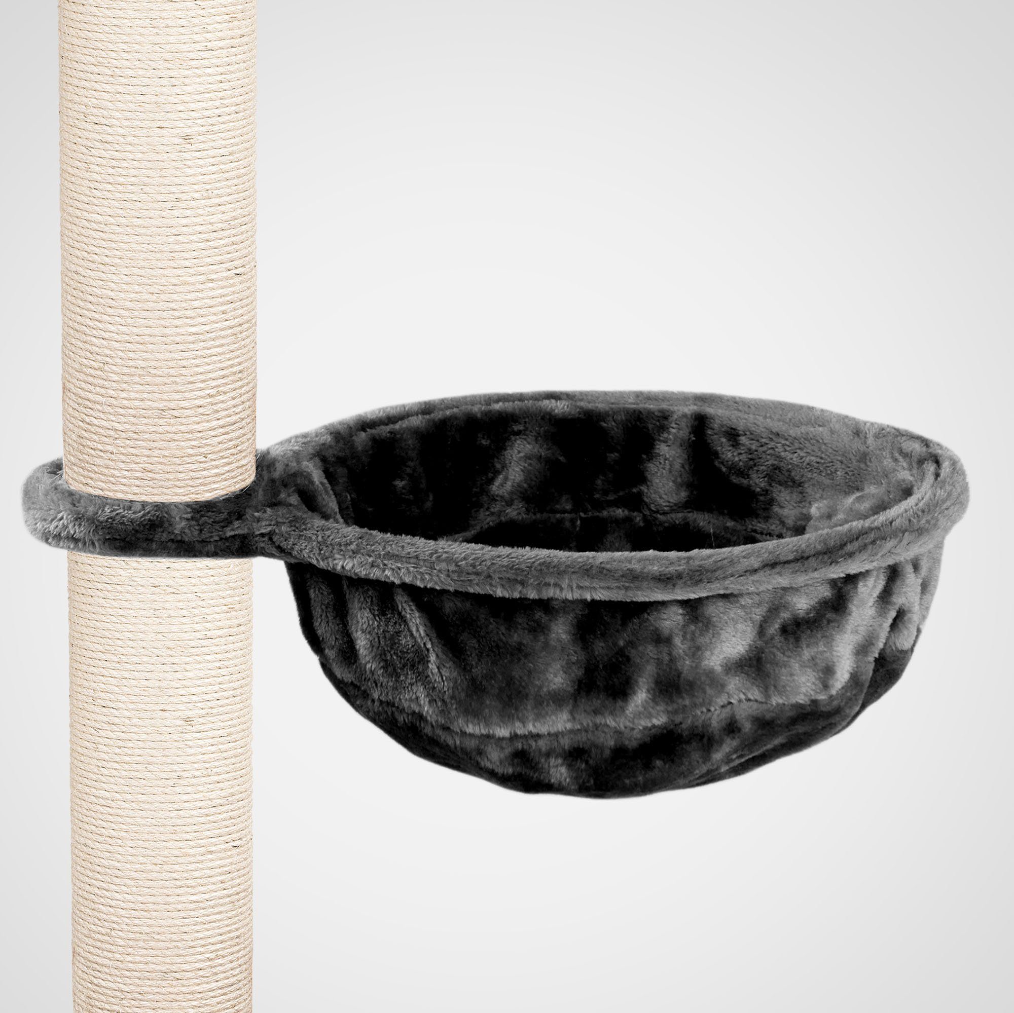 Happypet Kratzbaum, Durchmesser: ca. 40 cm, Hochwertiger Plüsch, Belastbarkeit: bis 15 kg von Happypet