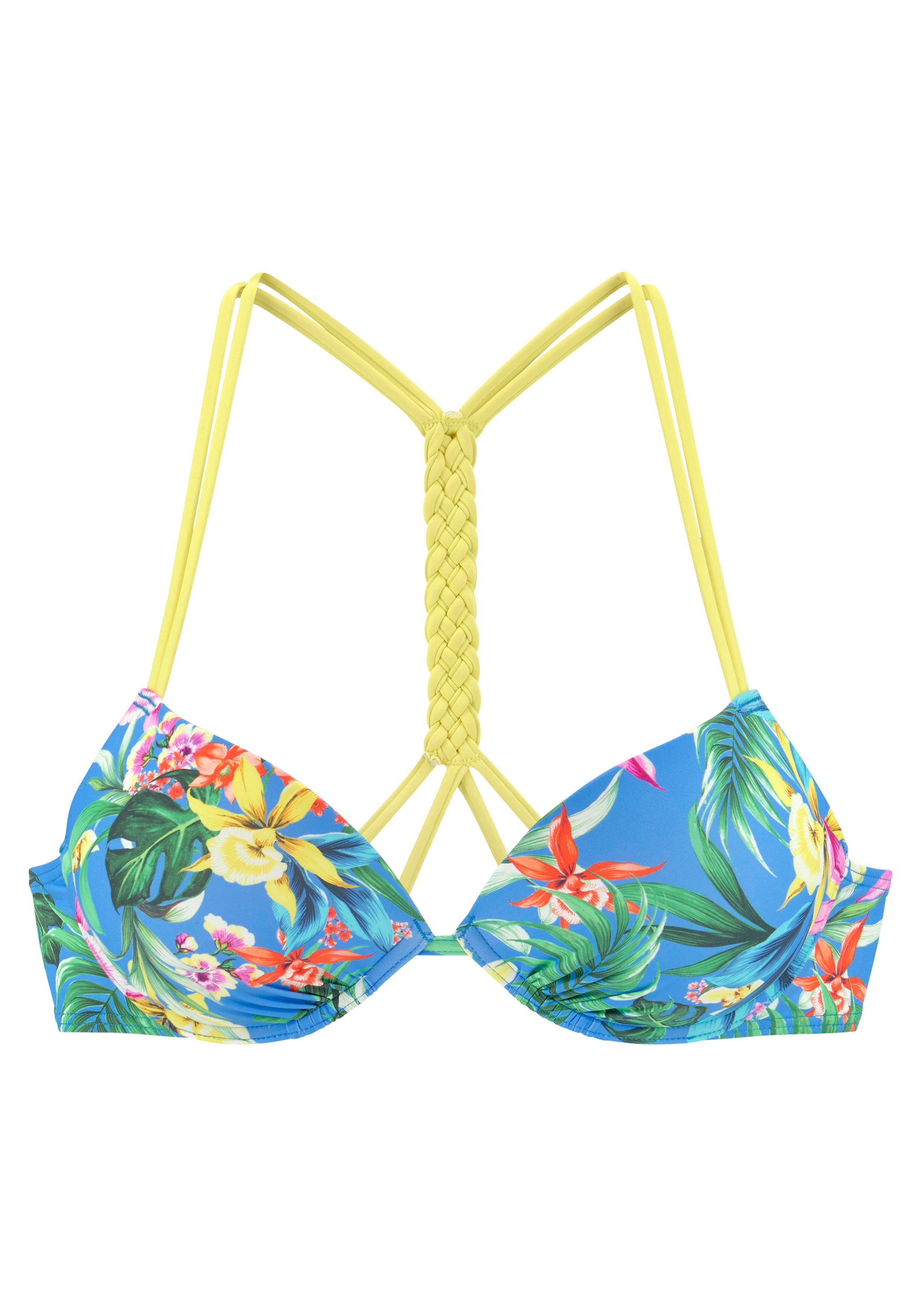 Venice Beach Push-Up-Bikini-Top Hanni, mit tropischem günstig online kaufen