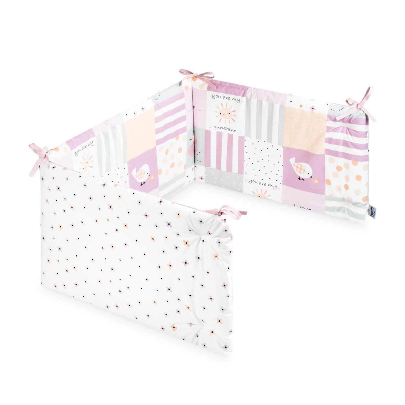 Julius Zöllner Kuschelnest Patch rose Nestchen 180x35, (1-tlg), Babynestchen