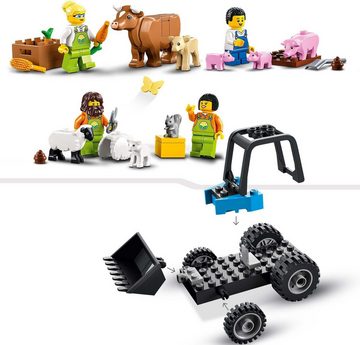 LEGO® Konstruktionsspielsteine Bauernhof mit Tieren (60346), LEGO® City, (230 St)