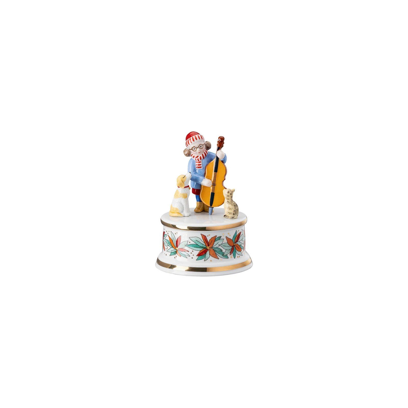 Hutschenreuther Spieluhr Sammelkollektion Porzellan klein Weihnachtsklänge 23