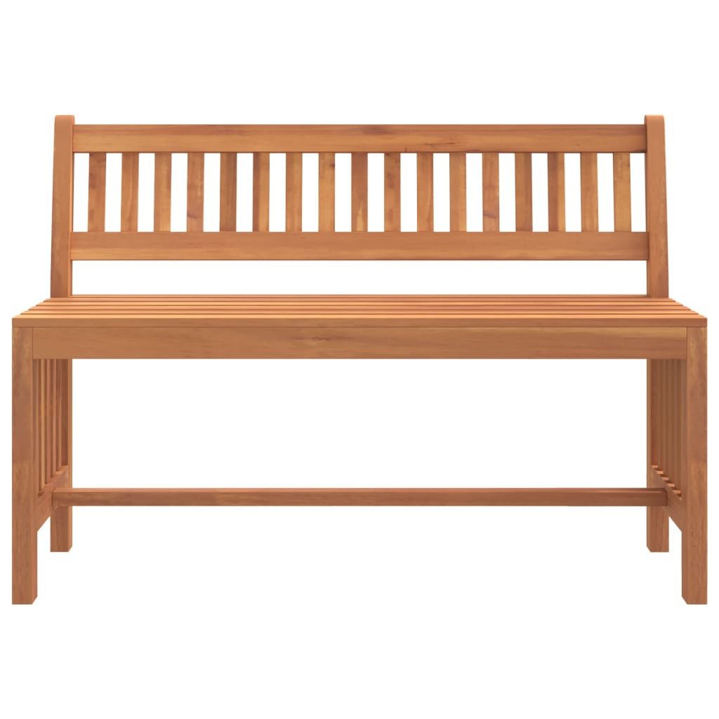 vidaXL Gartenbank Gartenbank 110 cm Massivholz Eukalyptus (1-St)