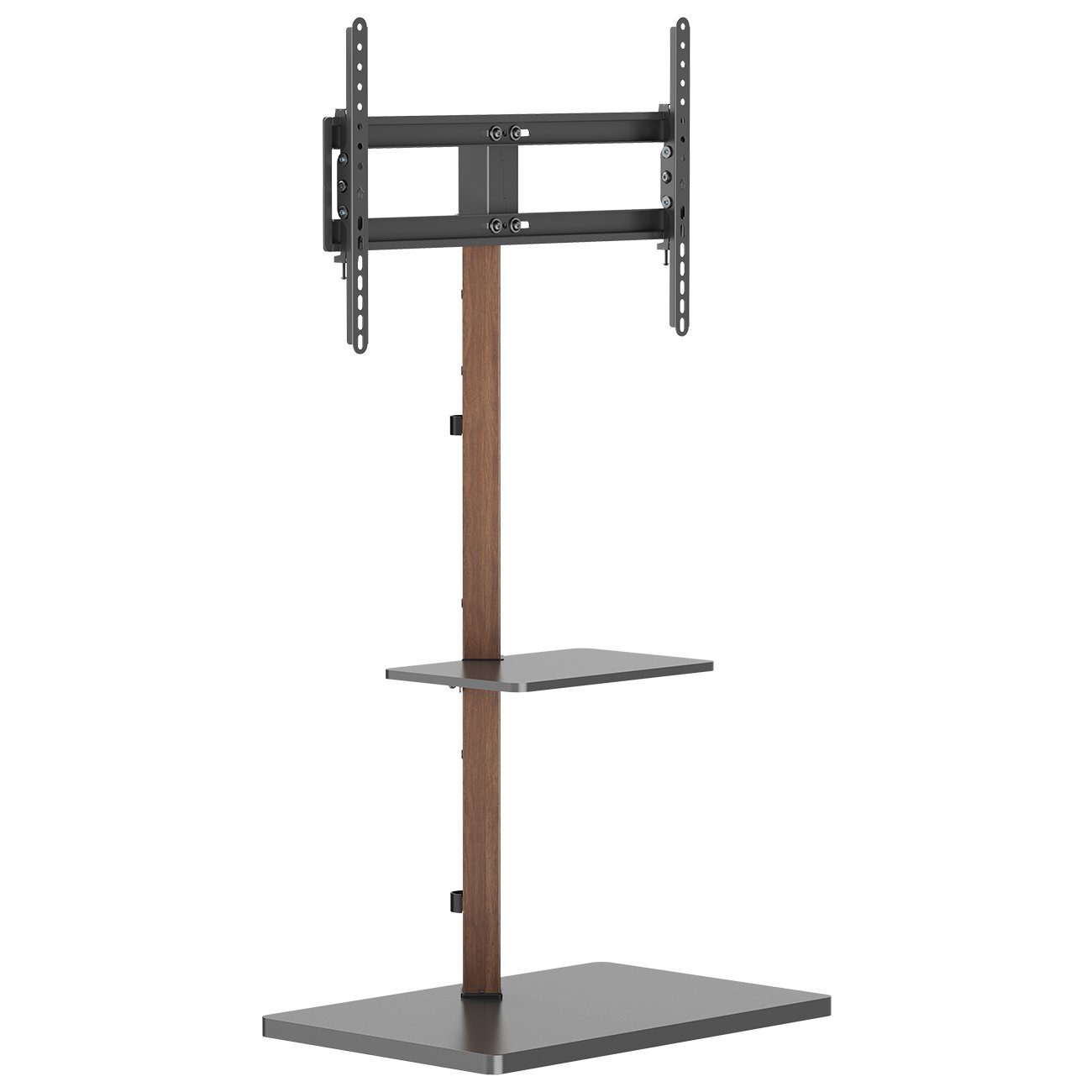 my wall TV-Standfuß HP119L, (bis 75 Zoll, Packung, 1-teilig, höhenverstellbar, Robust und stabil, mit Ablage für AV-Gerät)