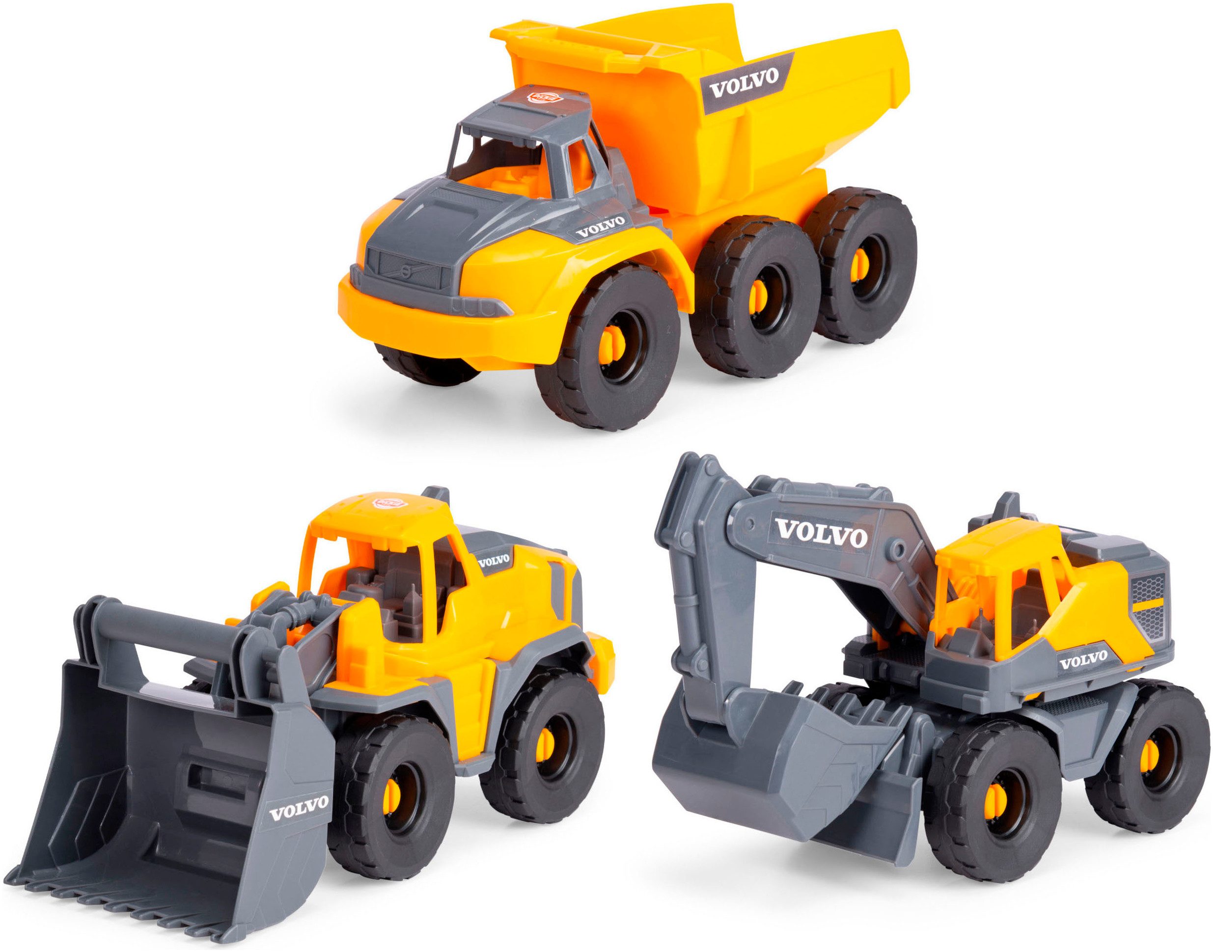 Dickie Toys Spielzeug-Baumaschine Volvo Tough Work Force, (Set, 3-tlg) günstig online kaufen