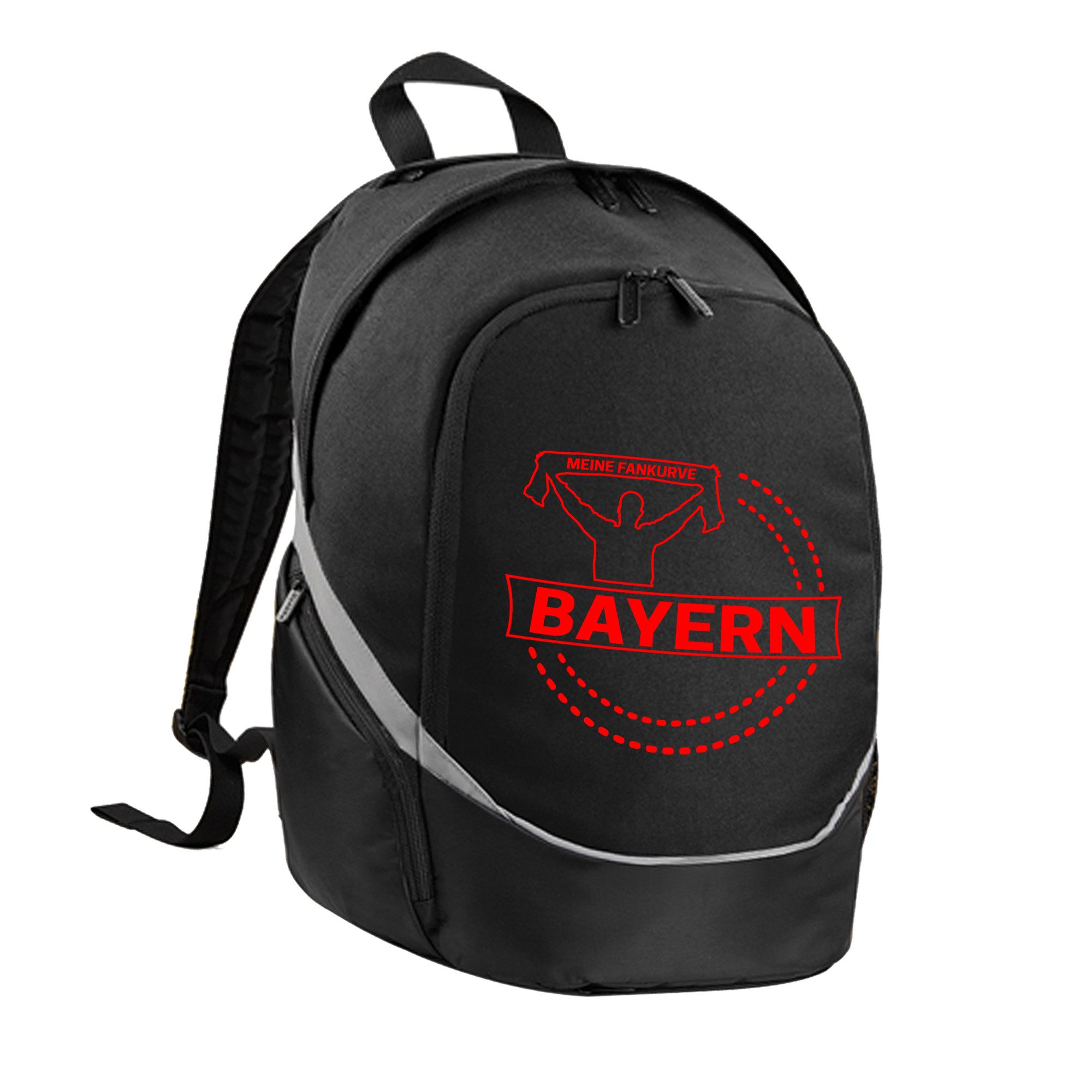 multifanshop Rucksack Bayern - Meine Fankurve - Tasche