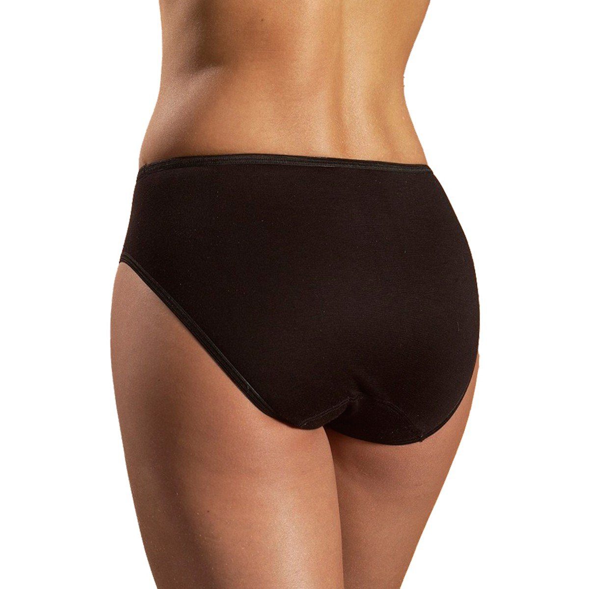 HERMKO Midislip 1031 1031 Damen Midi-Slip Bio-Baumwolle 4er Pack (Weitere Farben)