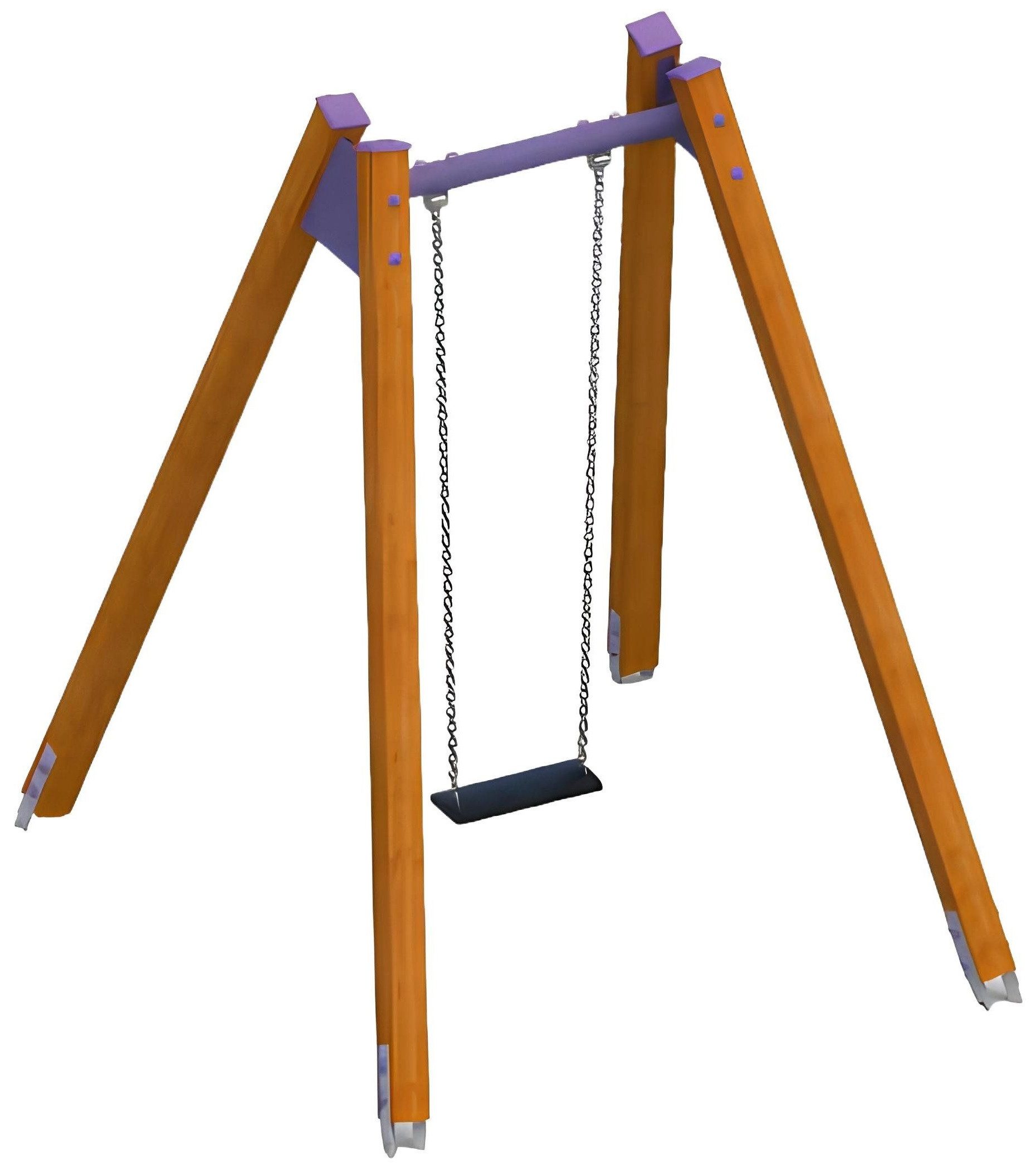 JVmoebel Einzelschaukel Balkenwippe aus robustem Material für Abenteuerspielplätze, Made in Europa