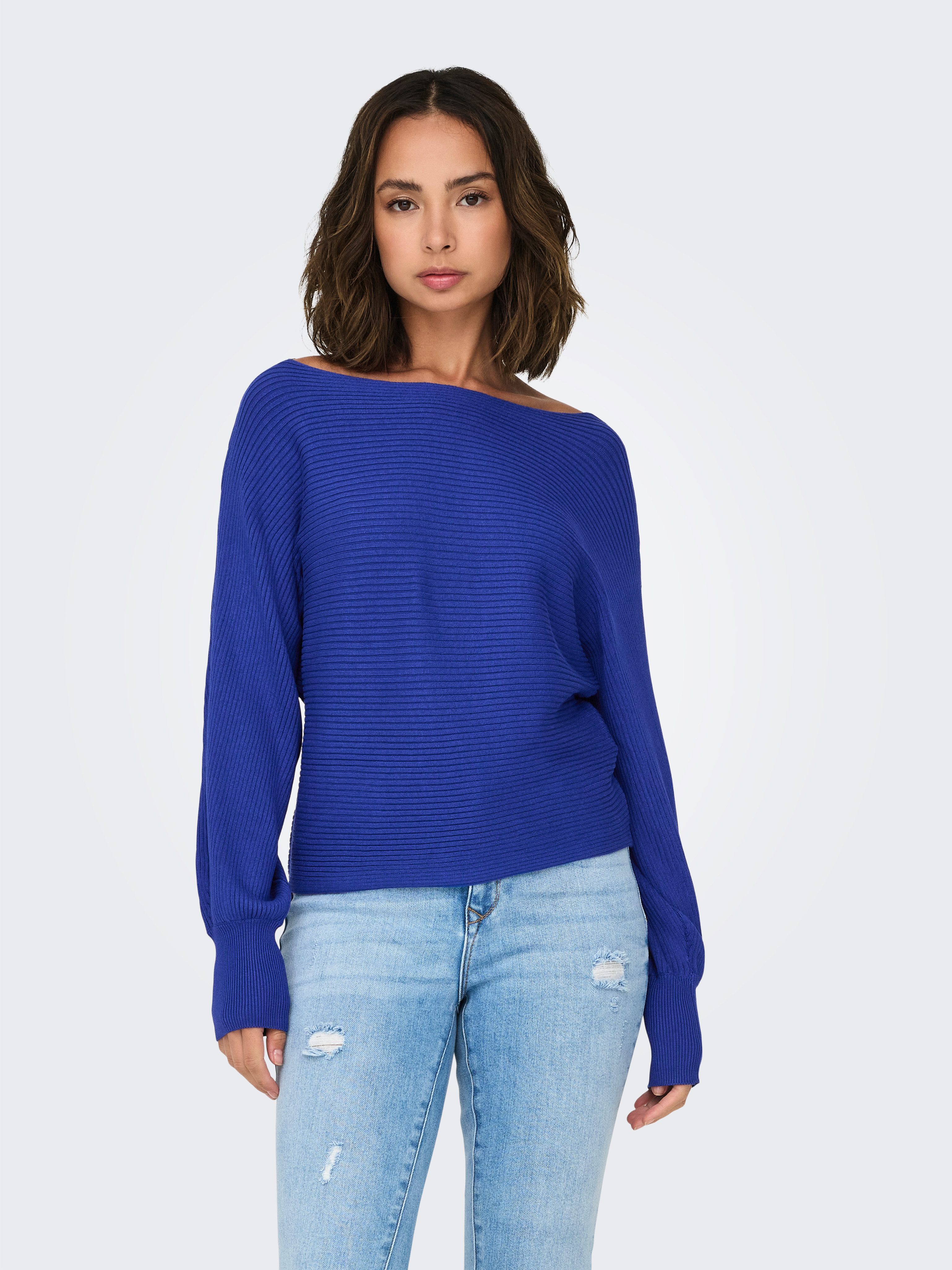 ONLY Strickpullover ONLADALINE L/S SHORT PULLO KNT NOOS Viskosemischung, regular fit