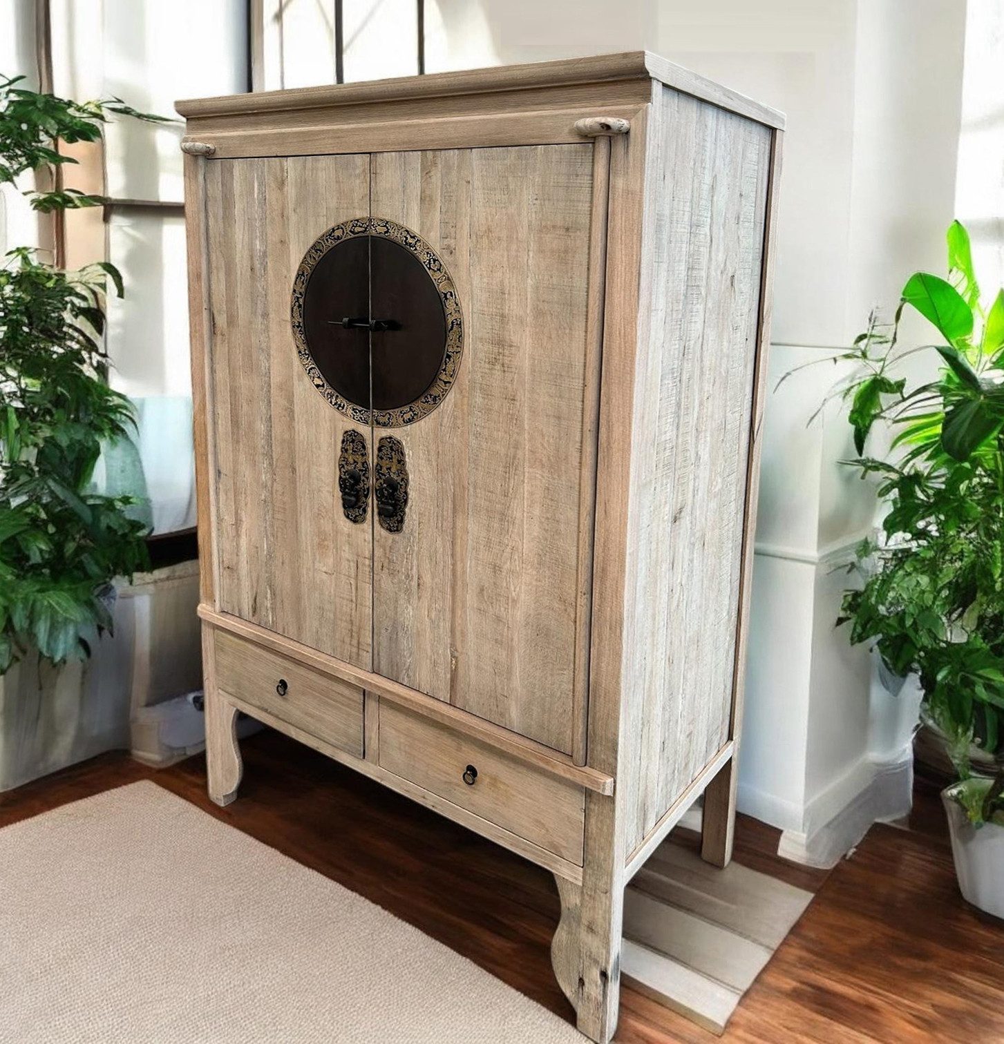 OPIUM OUTLET Kleiderschrank Chinesischer Hochzeitsschrank im günstig online kaufen