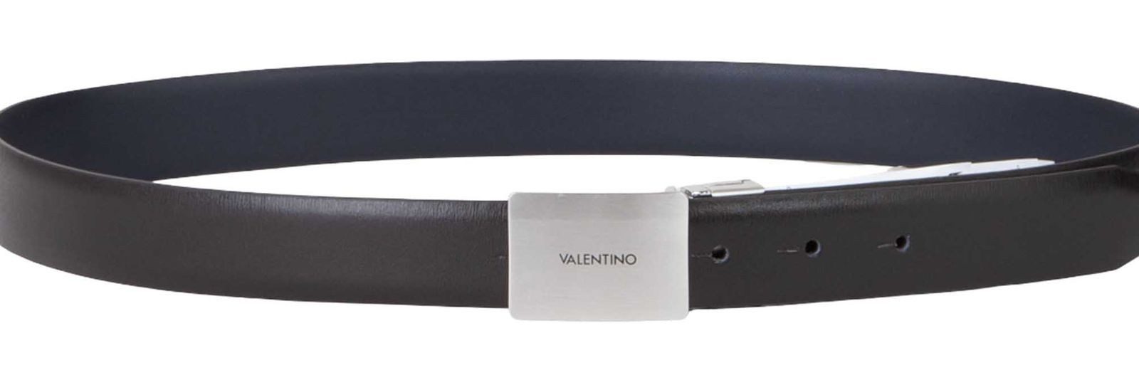VALENTINO BAGS Ledergürtel Plaque Buckle Belt aus echtem Leder