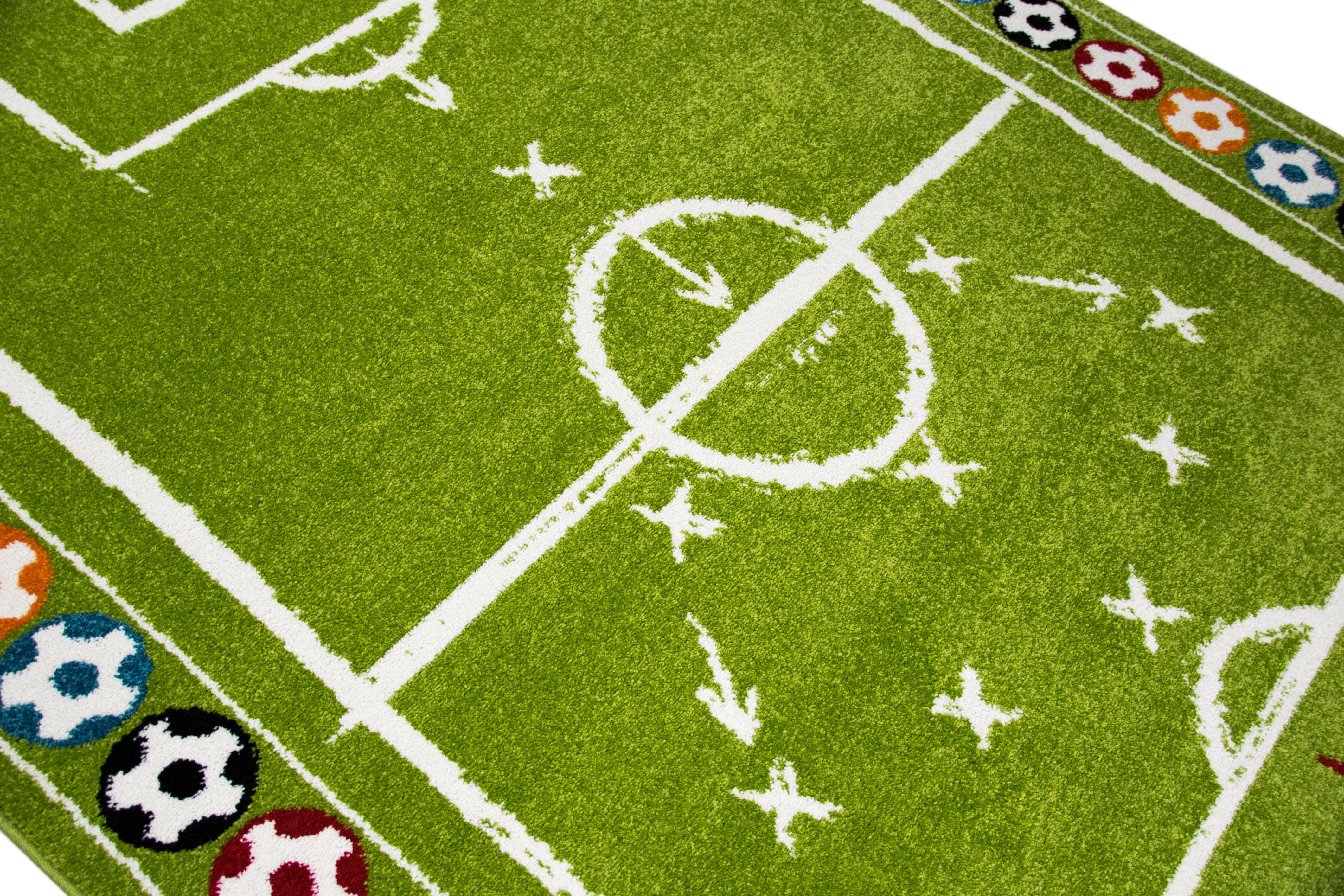 TeppichHome24 Kinderteppich Kinderteppich Teppich Fußball in günstig online kaufen