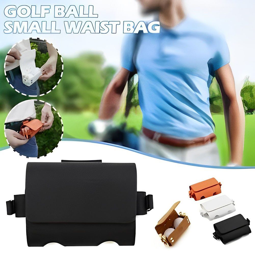 Sporttasche Blusmart Golfbälle, Für Aus Leder Tragbar brown Aufbewahrungstasche Zwei