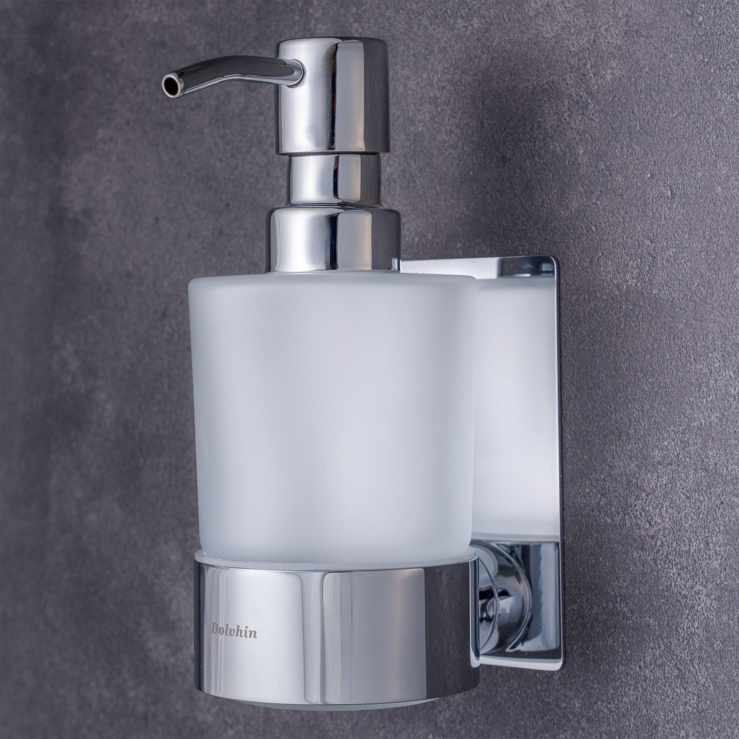 Dolvhin Seifenspender Wandmontage ohne Bohren, Glas Handseifenspender, Wand günstig online kaufen