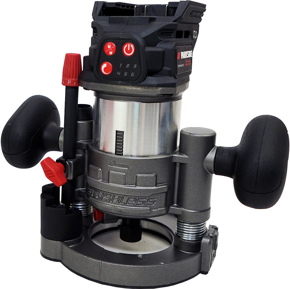 PARKSIDE PERFORMANCE® Akku-Multifunktionsfräse 20V Akku Multifräse Oberfräse PMFAP 20 (ohne Akku), Bürstenloser Motor (Brushless Motor)
