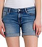 Cross Jeans® Shorts »CROSS JEANS Zena Jeans-Shorts moderne Kurze-Hose für Damen mit umgeschlagenen Saum Denim-Shorts Blau«, Bild 1