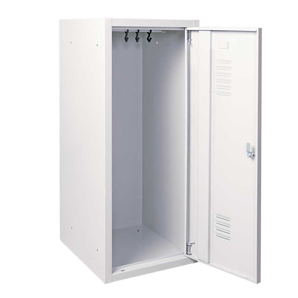 BRB-Lagertechnik Spind 2 Schließfachschränke Stahlblech, HxBxT 900x415x490 mm Leicht und hygienisch zu reinigen