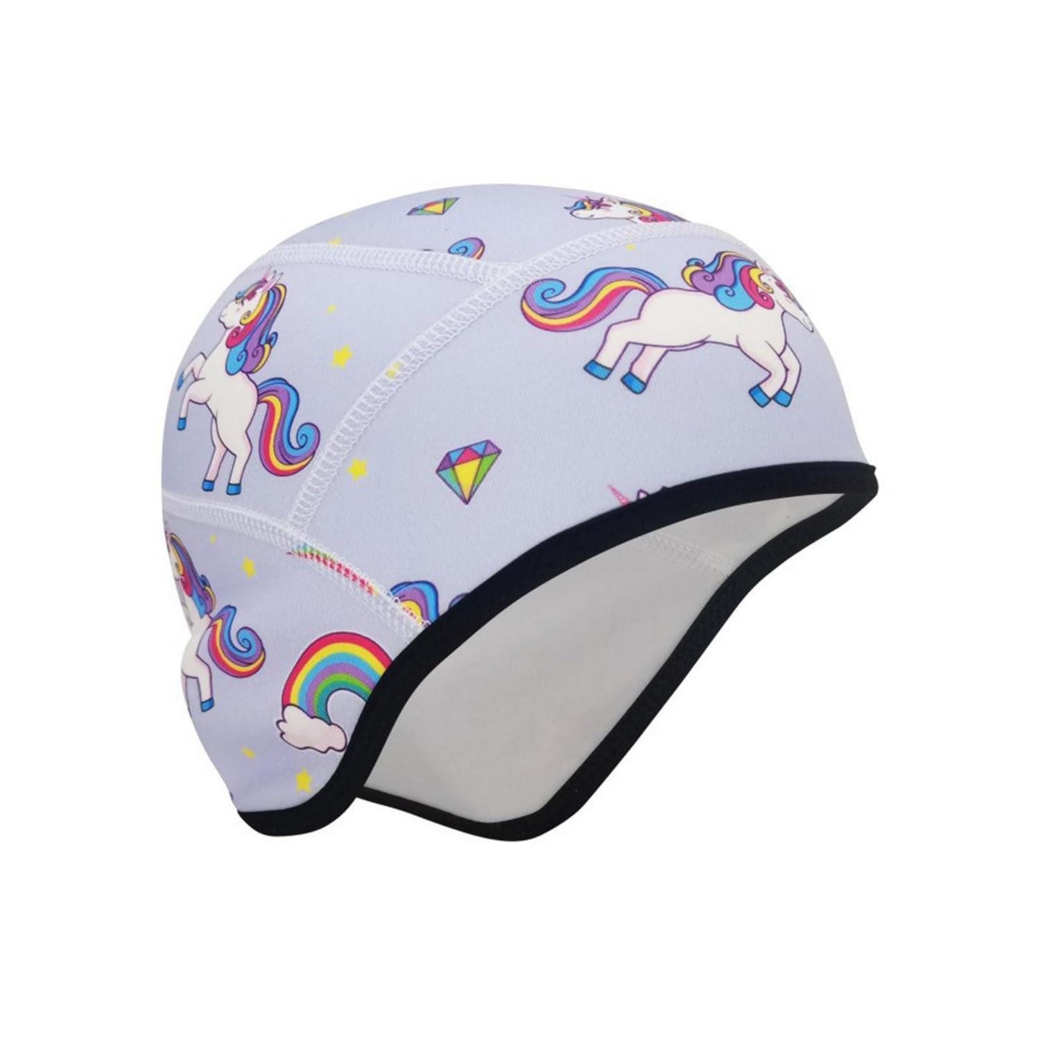 LuxusKollektion Unterhelmmütze Kinder Fahrrad Helmmütze Winter Rosa (1-St)