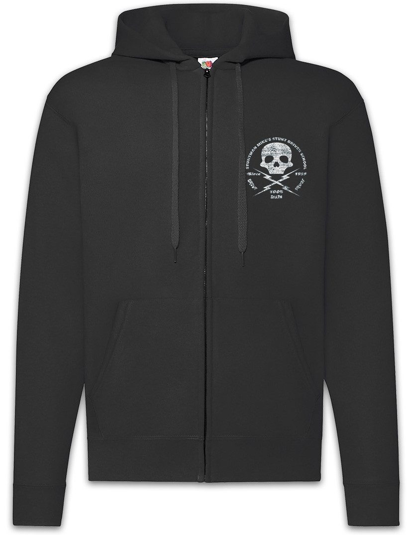 Urban Backwoods Sweatjacke Stuntman Mike Vintage Zipper Hoodie Julia Death Film Jungle Proof Kult (1-tlg) Tarantino Movie Logo Symbol