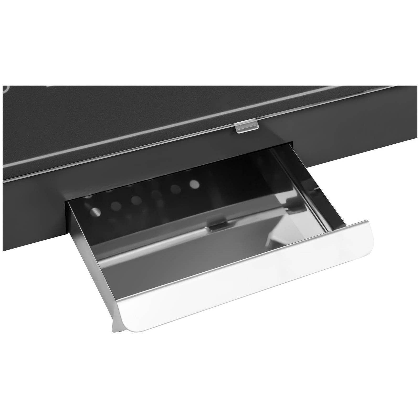 Royal Catering Popcornmaschine Popcornmaker mit Wagen 1500 W 5 kg/h schwarz Popcornautomat Teflon
