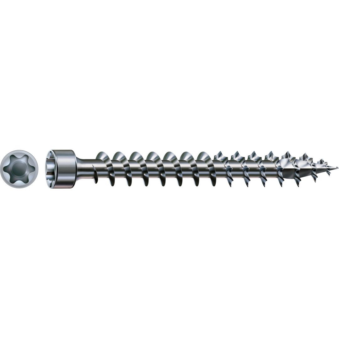 SPAX Schraube Schraube, Zylinderkopf, WIROX, T-STAR plus TX 30, Vollgewinde, (100 St)