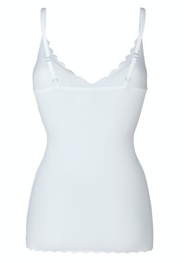 und Pads herausnehmbare Skiny Essentials Träger Micro verstellbare Unterhemd (1-St) white