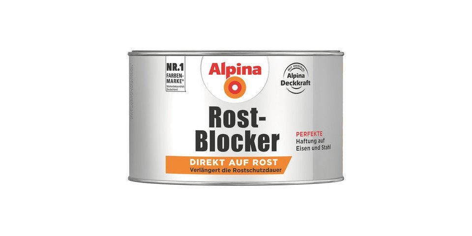 ml Alpina Alpina Metallschutz-Lack Metallschutzlack Rostblocker 300