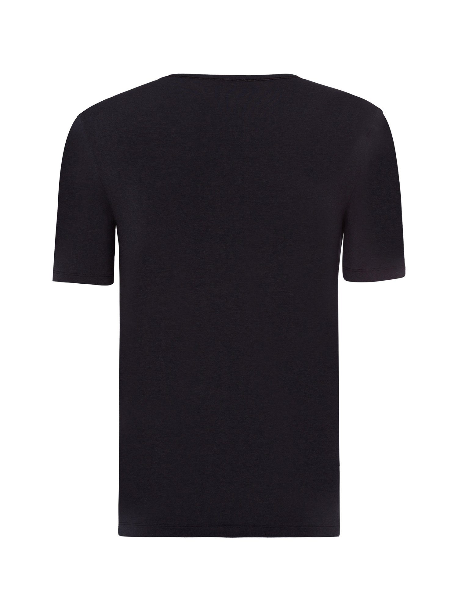 (1-tlg) black deep V-Shirt Natural Hanro Function