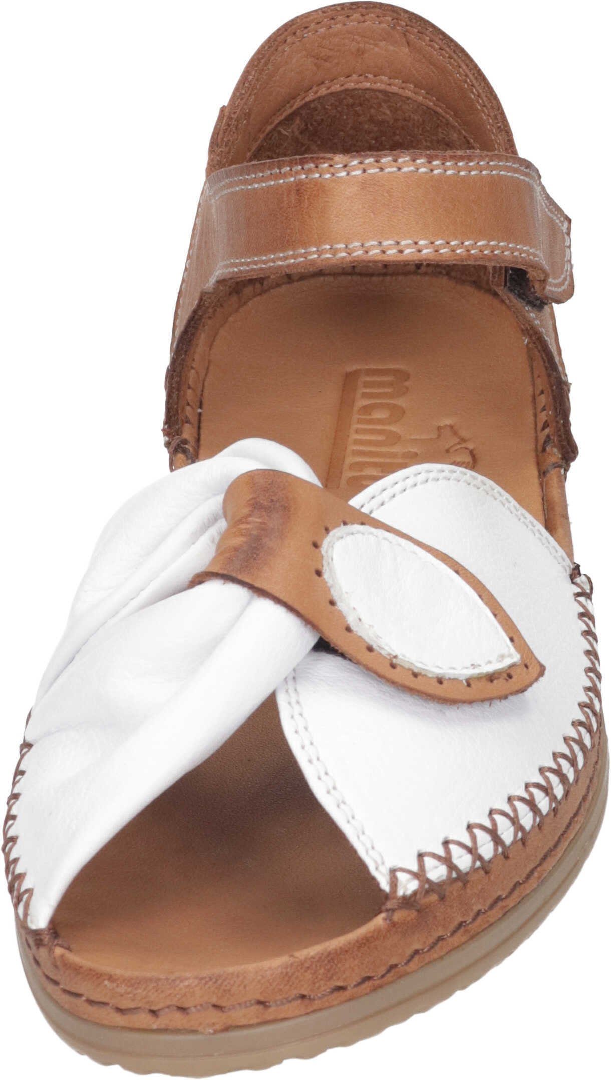 Sandalette Sandalen aus Leder echtem Manitu
