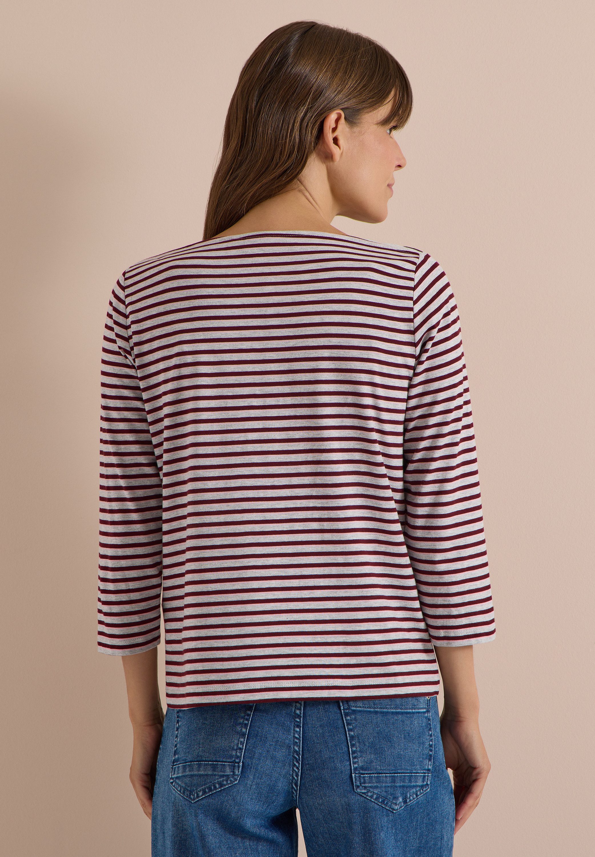 CECIL 3/4-Arm-Shirt im soften Baumwoll-Mix – Bild 2 von 5
