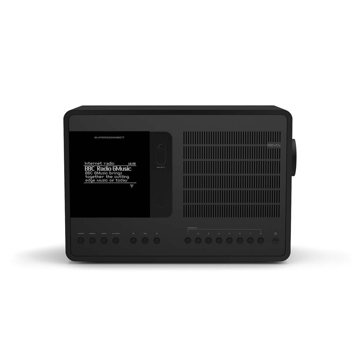 Revo 641181 Radio (Internet Radio, 15 W, DAB+/FM, Webradio, Bluetooth aptX, Spotify Connect, UNDOK App,DLNA EQ)