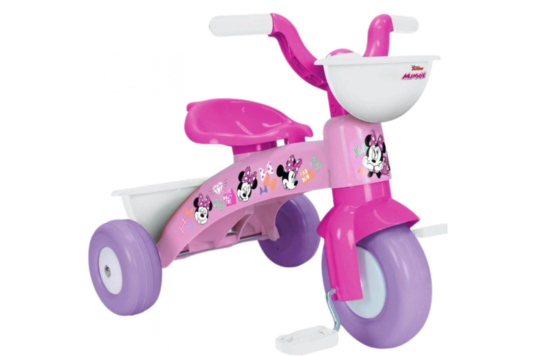 Dreirad Volare Dreirad Disney Minnie für Mädchen in Rosa – von 1 bis 3 Jahren
