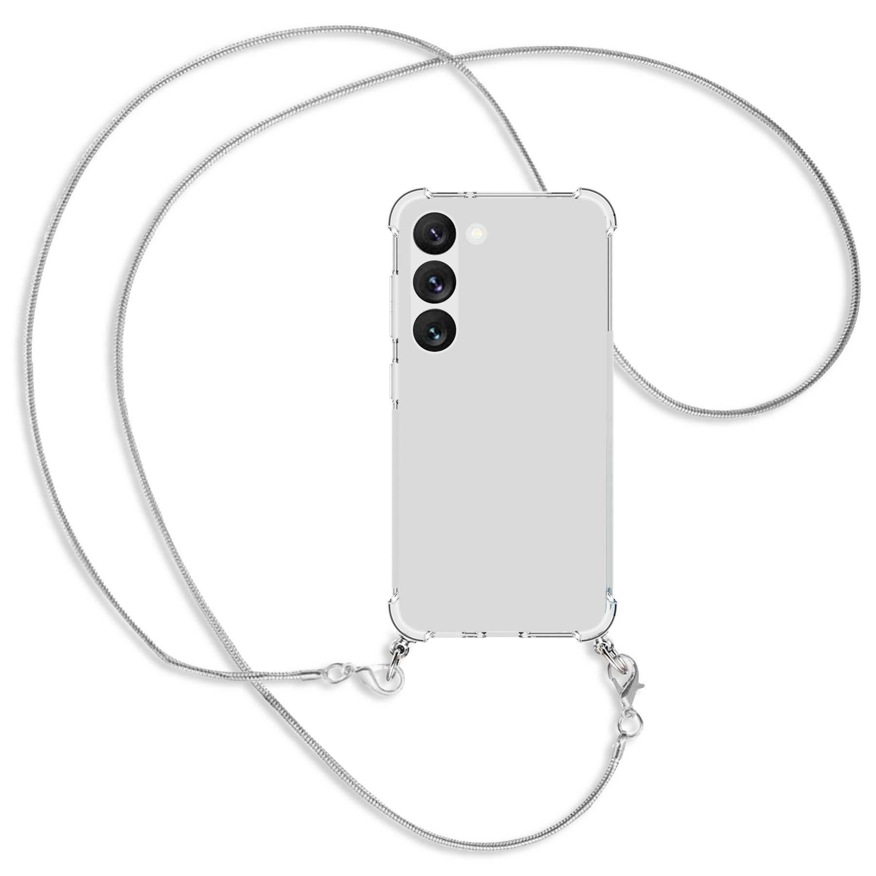 mtb more energy Handykette für Samsung Galaxy S23 [NC-635-MK], Umhängehülle mit Metallkette [NC-635-MK]