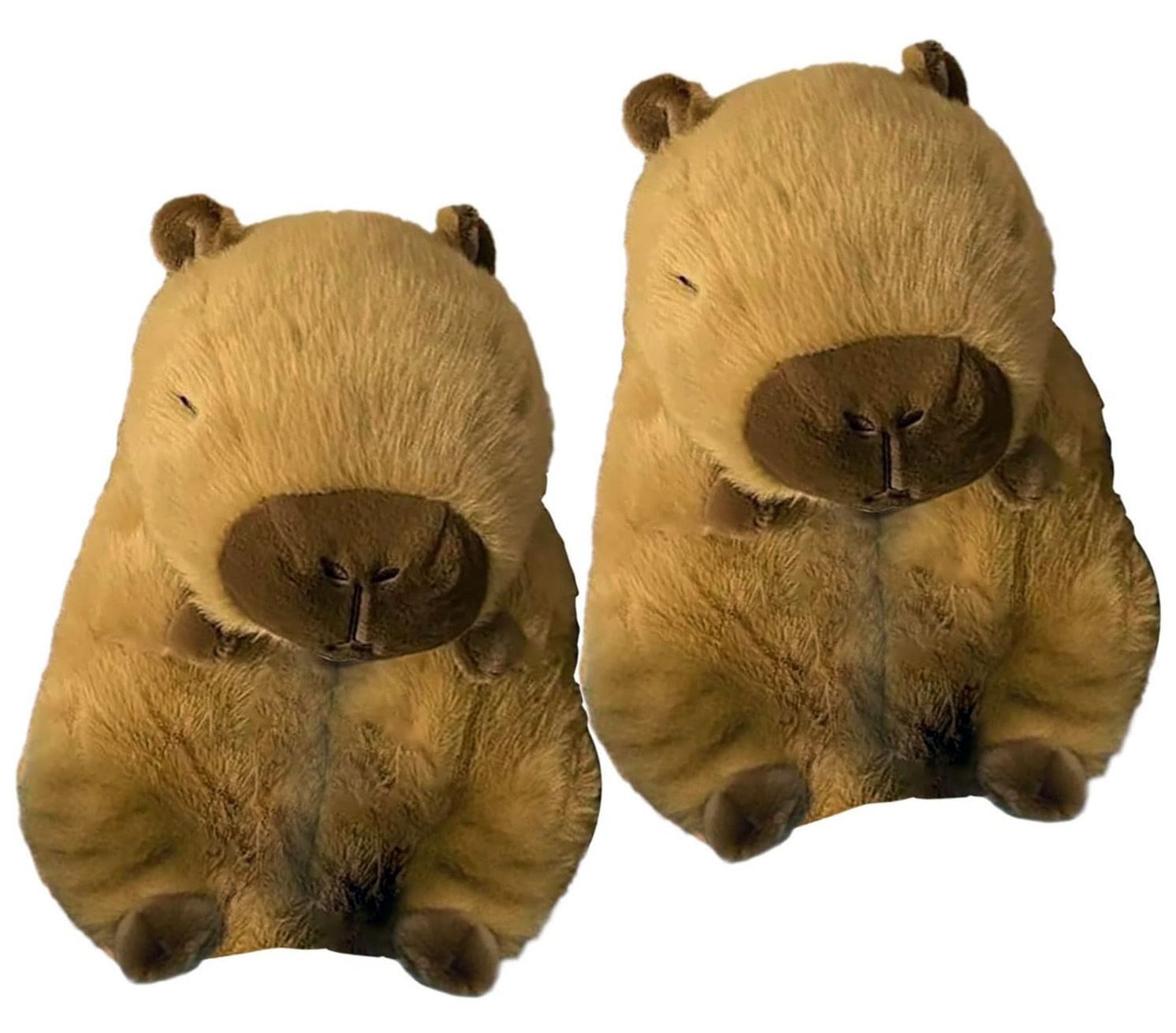 Corimori super weiche Capybara Slipper Plüsch Hausschuhe (Packung, Geschenk) Kuschelige Tierpantoffeln, Lustige Slipper EU Größe 33-40