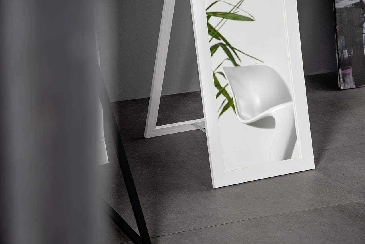 Spiegel schmalen - braun kleinen, gerahmt geeignet 40x160 für Mirror Mirror, weiß Ganzkörperspiegel Flur, Holzrahmen und Standspiegel Eiche Your-Homestyle schwarz