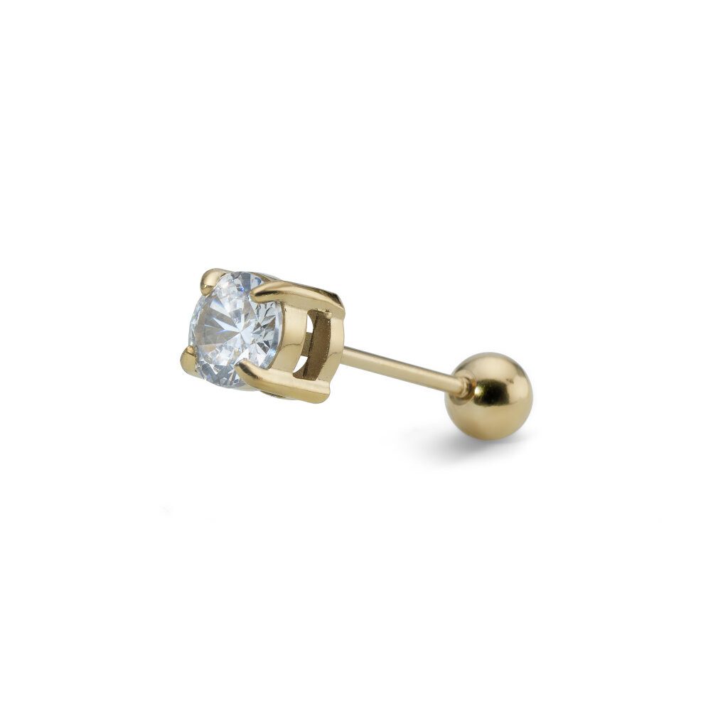 Oliver Weber Ohrring-Set Fine gold-plated single earring Diana 23075G
