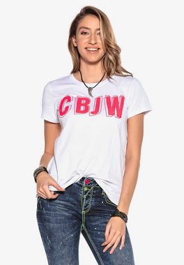 Cipo & Baxx T-Shirt mit Logo-Print