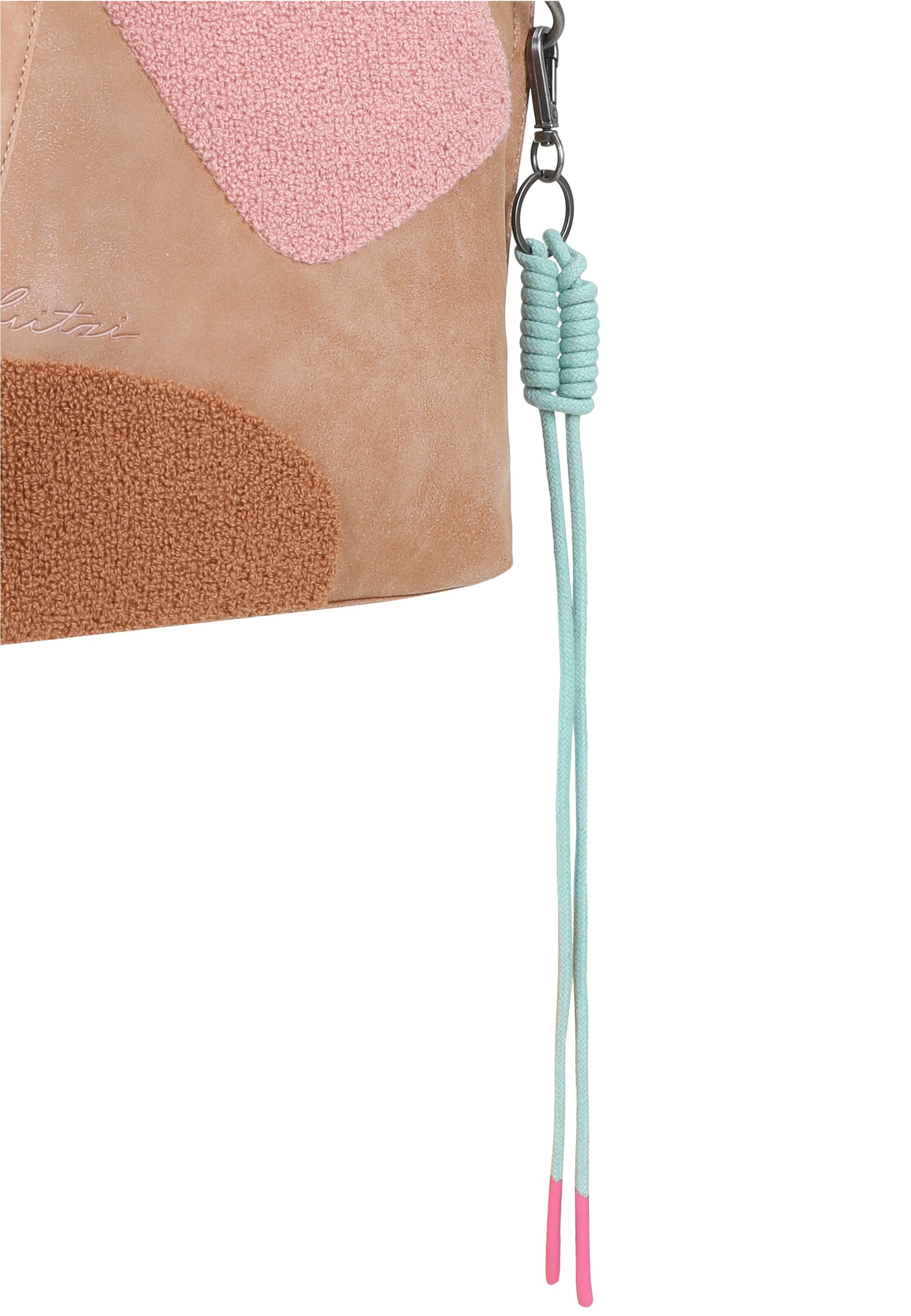 Fritzi aus Preußen Schultertasche Fritzi03 Limited Happy Flocked Jive Soft Berry, mit moderner Flockung