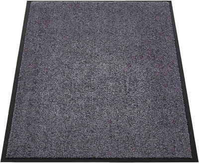 Fußmatte Super Wash & Clean, Andiamo, rechteckig, Höhe: 7 mm, Schmutzfangmatte, Uni Farben, Herbst &, rutschhemmend, waschbar