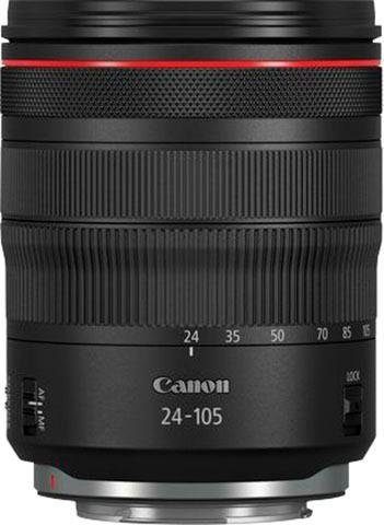 Canon RF 24-105mm F4 L IS USM Zoomobjektiv, (Passend für Canon EOS R System Kameras (z.B. EOS RP, R8)