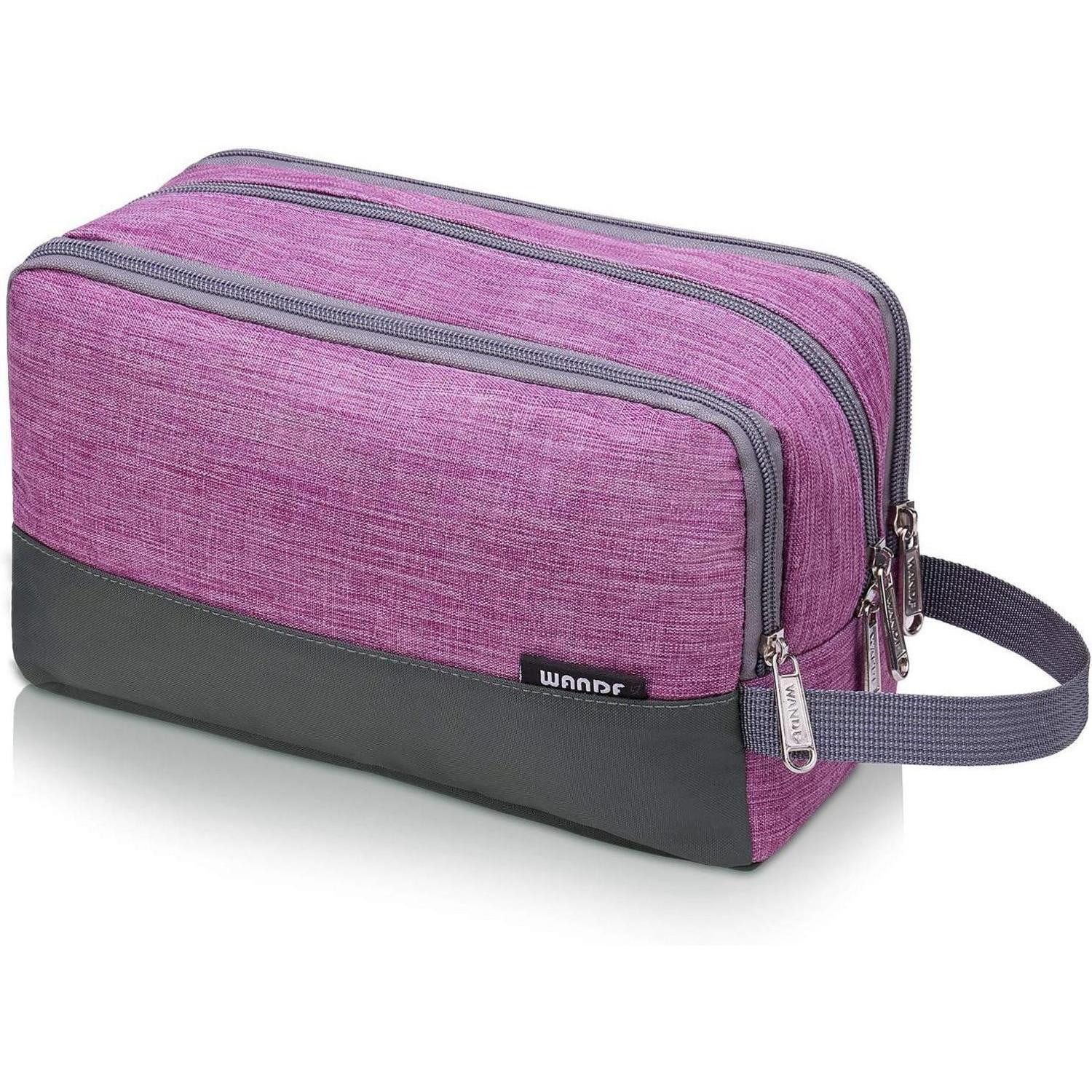 LuxusKollektion Kulturbeutel Kulturbeutel Herren Reise Kosmetiktasche Toilettenorganizer A2 Lila