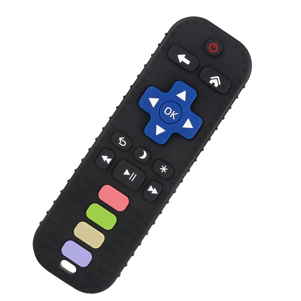 CLTYQ Beißring Beißspielzeug für Babys, kaubare Spielzeuge für Babys, TV-Fernbedienung, Zahnungserleichterung für Babys