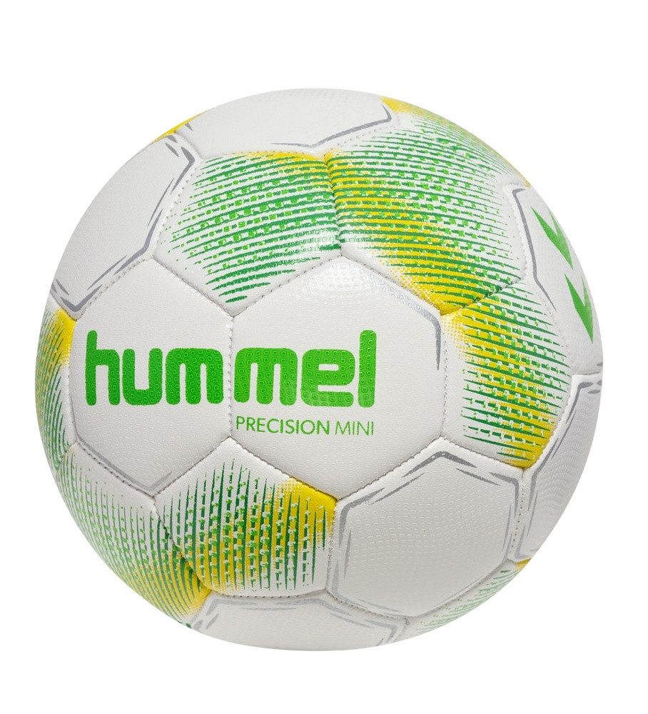 Fußball Minifussball hmlPRECISION Mini weiss/grün/gelb - 1 Bäll