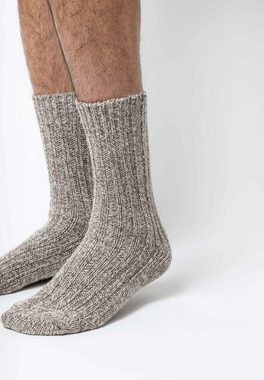 SNOCKS Norwegersocken Damen Herren Wintersocken (2-Paar) aus warmem Material