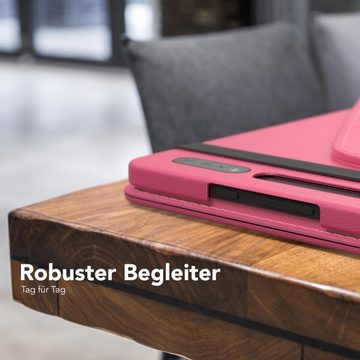 EAZY CASE Tablet-Hülle Rotation Case für Samsung Galaxy Tab S8 Ultra 14,6 Zoll, Klapphülle zum Aufstellen Rundum Hülle Book Tablet Slim Klappcase Pink