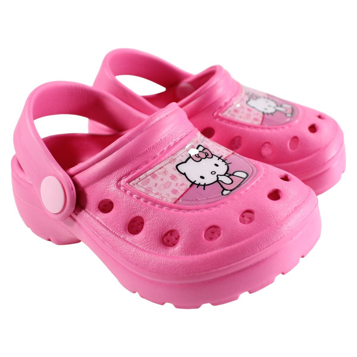 Hello Kitty Hello Kitty Kinder Clogs Sandalen Badeschuhe Latschen 22-33 in Rosa Clog