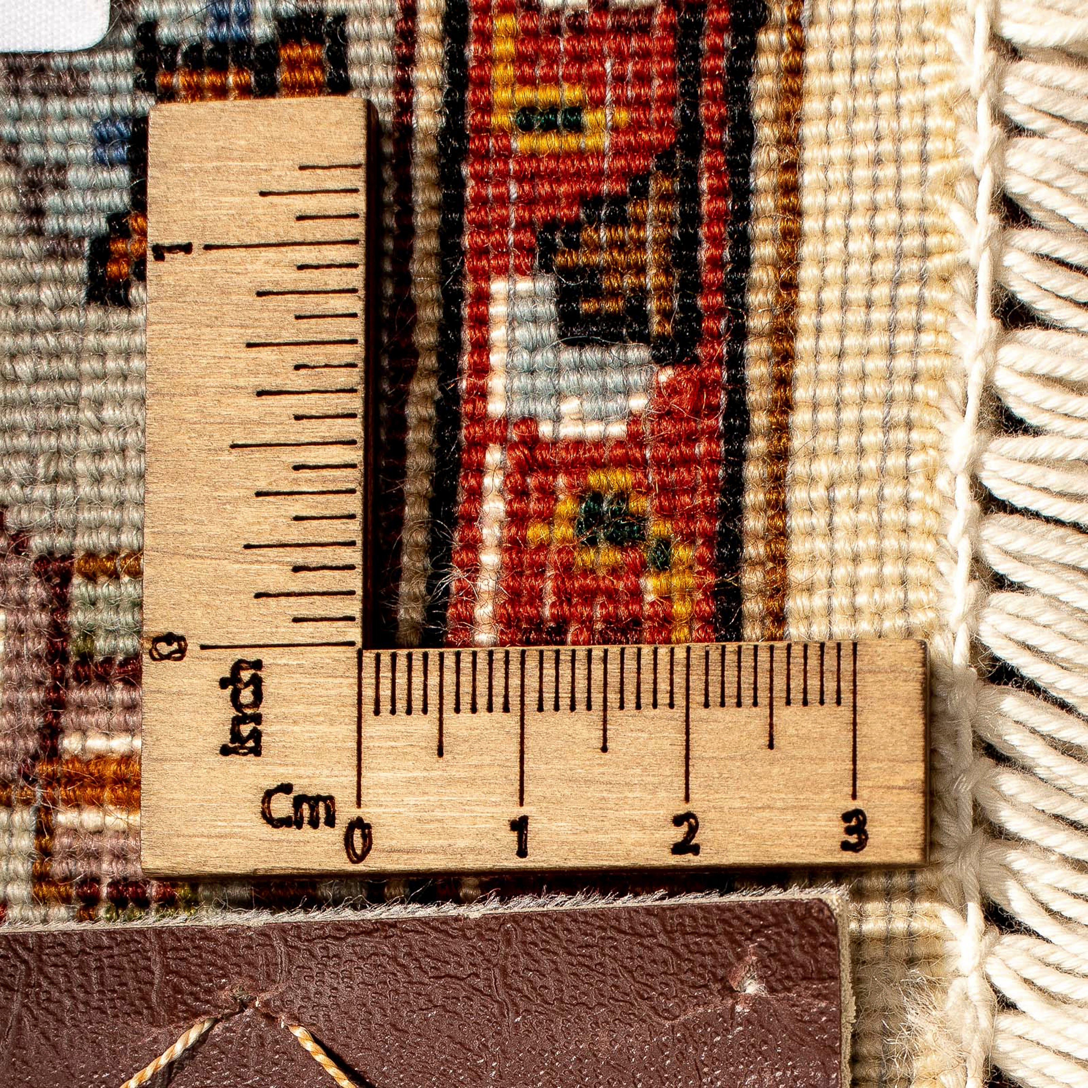 morgenland, 7 - rechteckig, cm Zertifikat 354 Perser Handgeknüpft, mit Royal x Höhe: - - beige, Einzelstück mm, Täbriz - 255 Orientteppich Wohnzimmer,