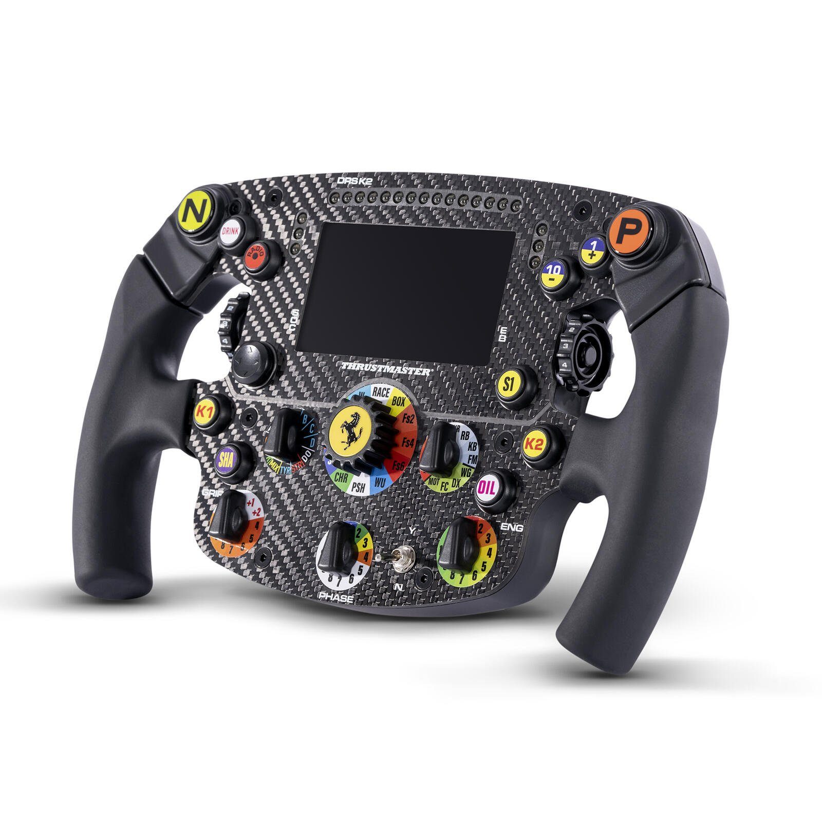 Thrustmaster Formula Wheel Add-On Ferrari SF1000 Edition Controller,  Auswechselbare magnetische Schaltwippen aus 100 % Aluminium | Controller