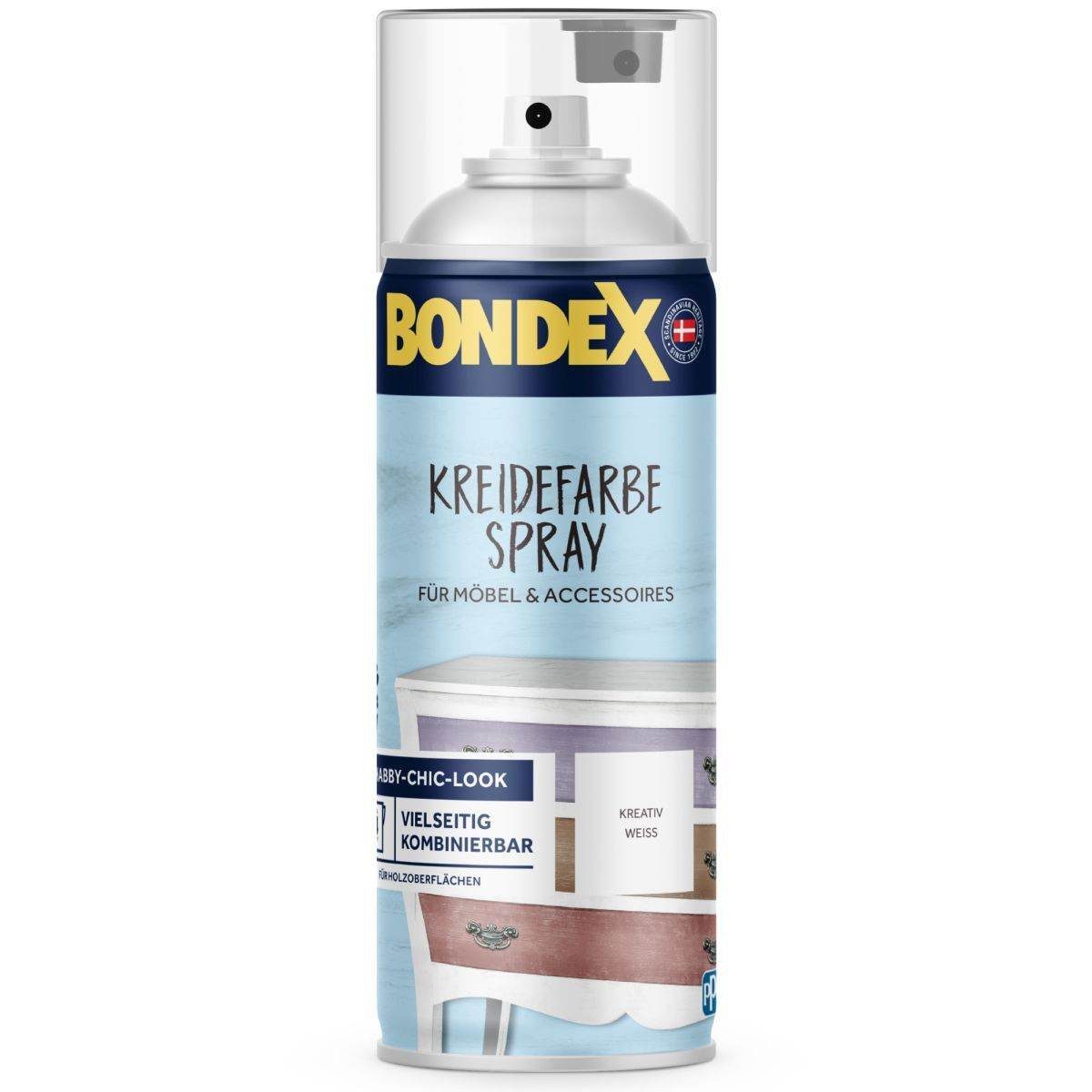 Bondex Kreidefarbe Spray in verschiedenen Farben 0,4l