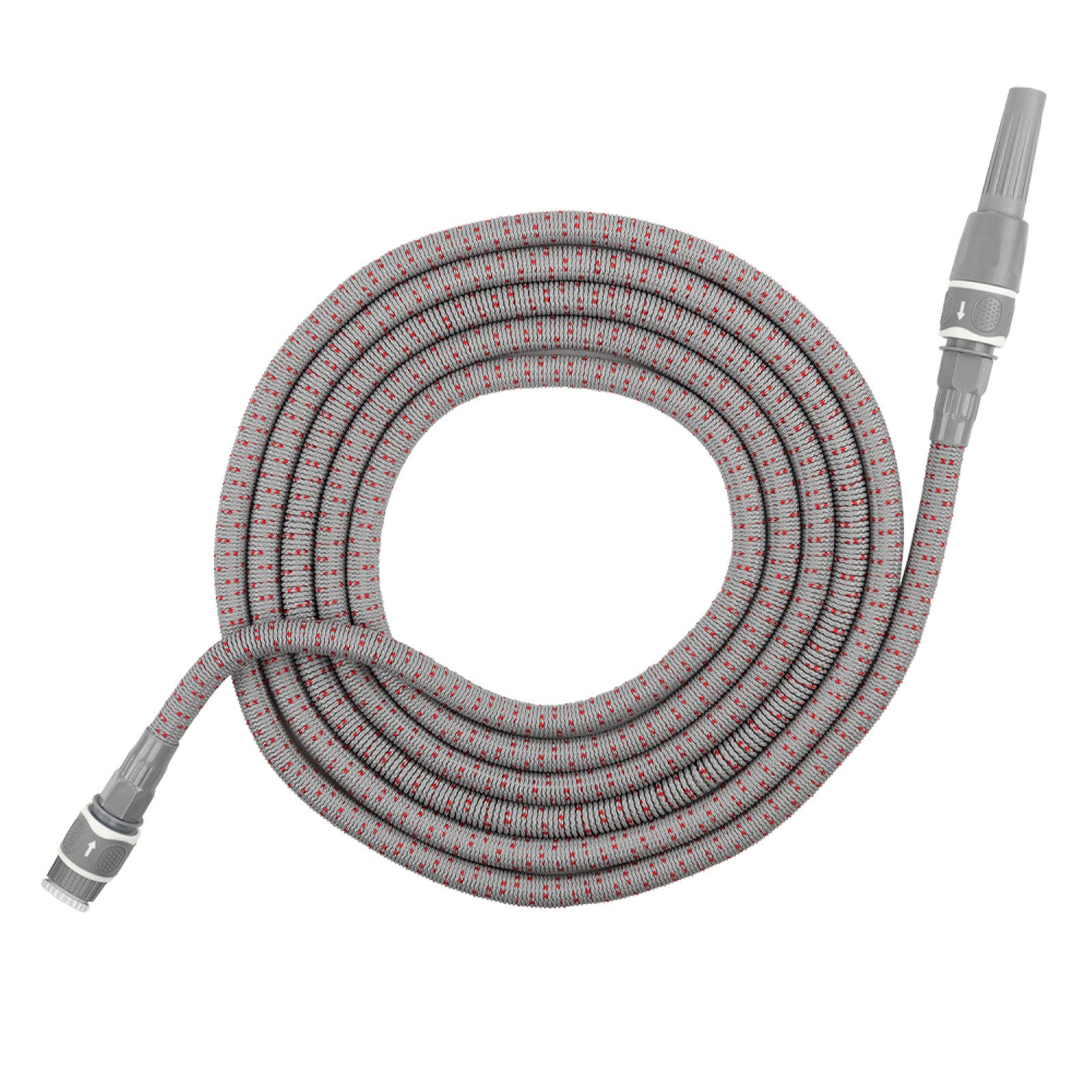 Bradas Gartenschlauch Flexibler Gartenschlauch 18m SECRET DOTS Set Sprühdüse 1/2 3/4 leicht